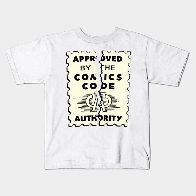 Comics Code RIP Kids T-Shirt by Public Domain Comics